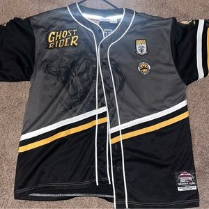 Marvel Ghost Rider button up jersey